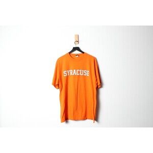 Vintage 90s USA-Made Syracuse University Orange T-Shirt - XL